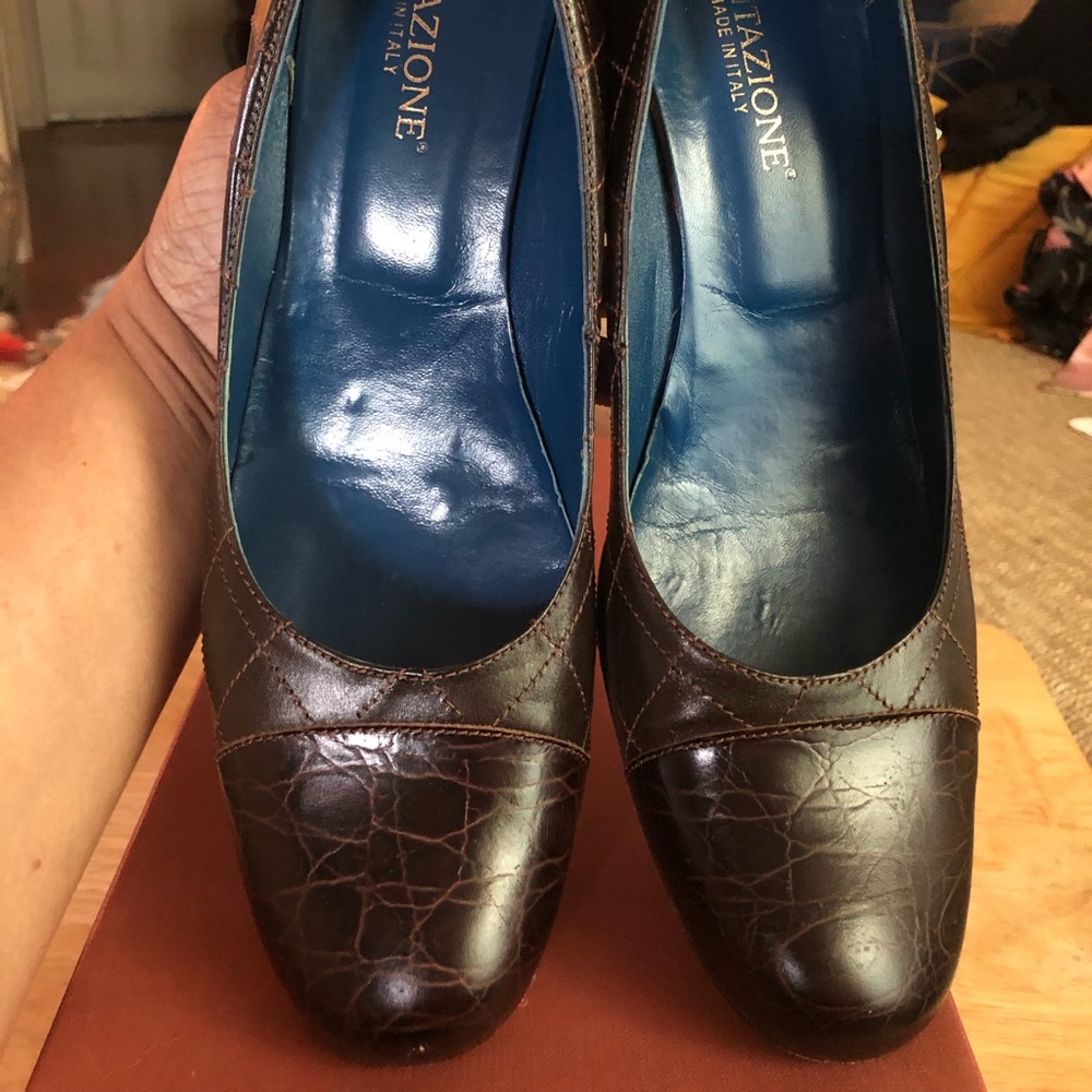 **MOVING SALE** Tentazione Italian 🇮🇹 Kitten Healed Shoes with 📦